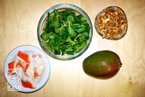 Insalata di mango e surimi: gli ingredienti