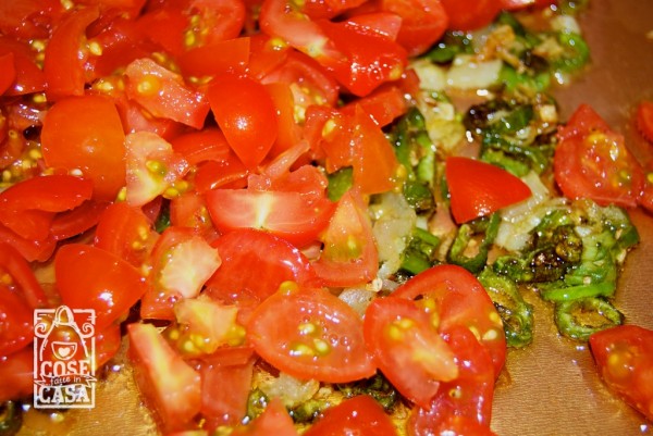 Tartare piccante ai pomodorini e pinoli: la frittura
