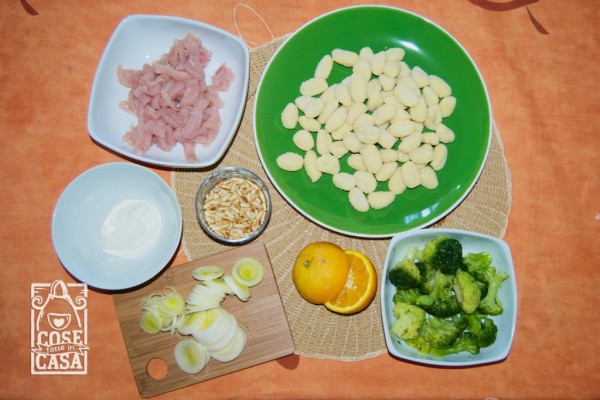 Gnocchi, broccoli e straccetti di tacchino: gli ingredienti