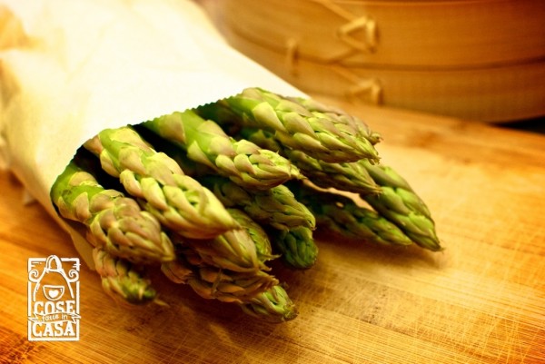 Asparagi al vapore all'agresto di San Miniato: gli asparagi
