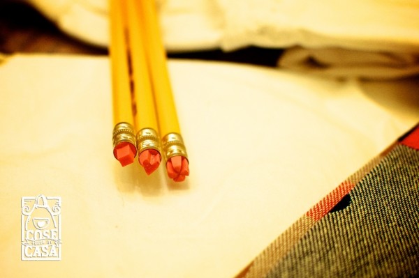 Come trasformare le matite in timbri decorativi: i timbri