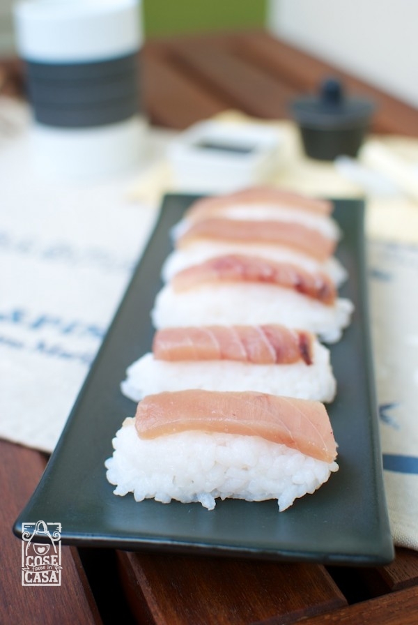 Sushi fatto in casa, hotomaki e nigiri: i nigiri